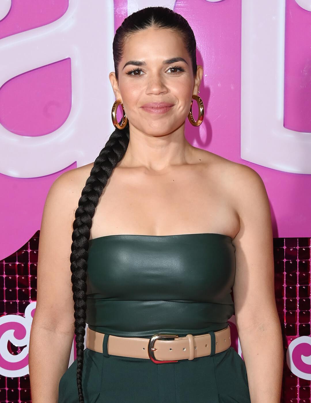 America Ferrera attends a photocall on July 13, 2023 in London, England. Mobile